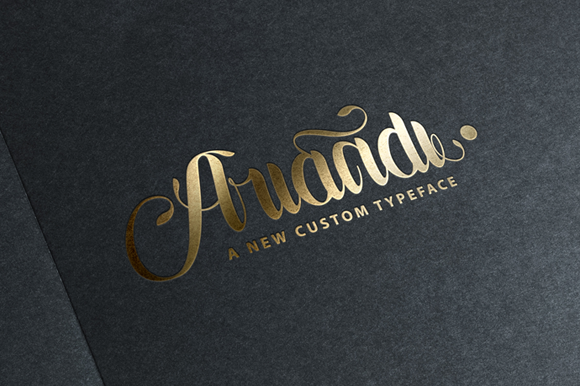 Ariandi时尚品牌logo花式英文字体下载插图